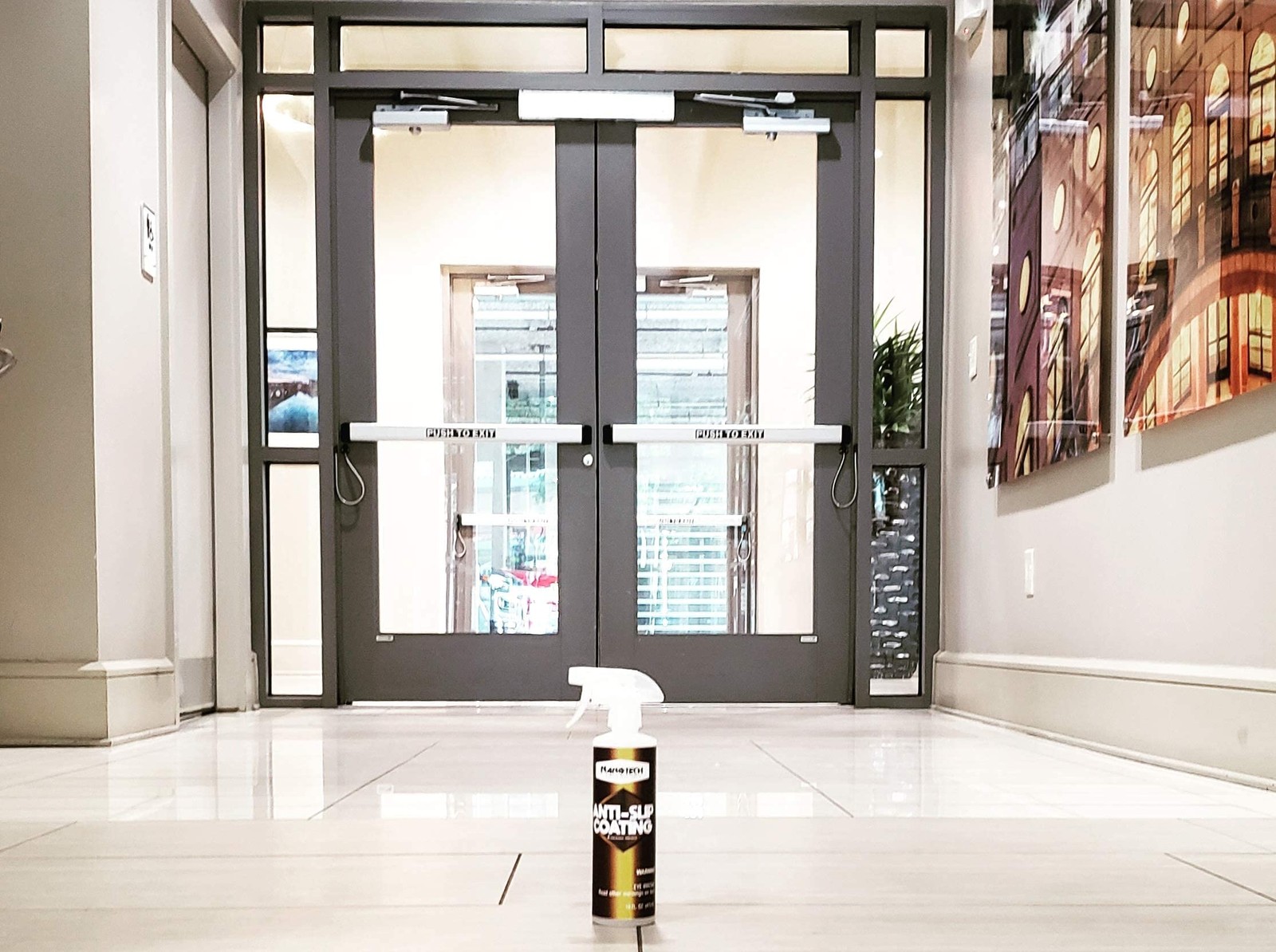 Nanotech Surface Solutions Anti-Slip Coating – Increases Friction Coefficient- R