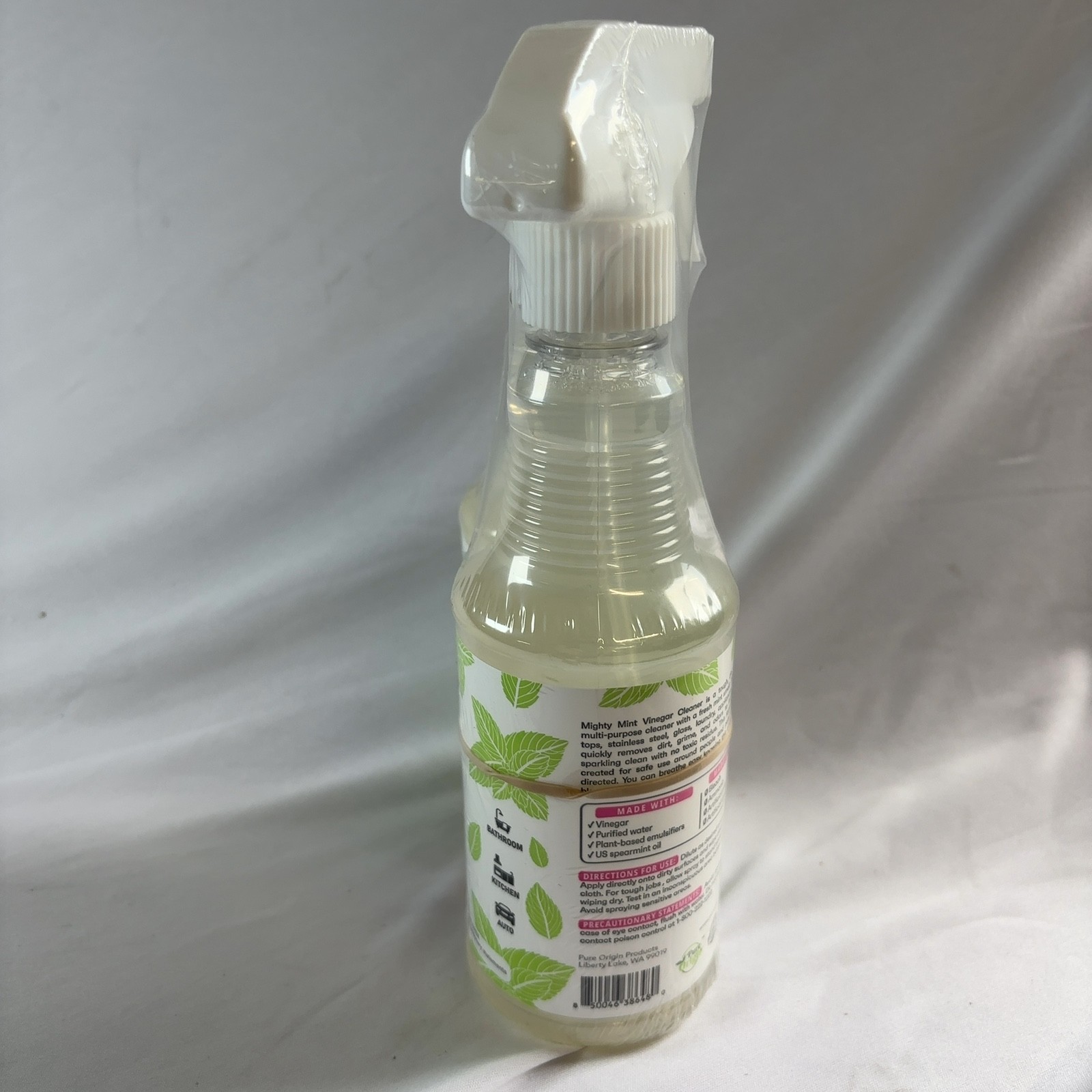 Leafy Spirits Co. Mint Vinegar Cleaner Set of 2, 16 fl oz Spray Bottles