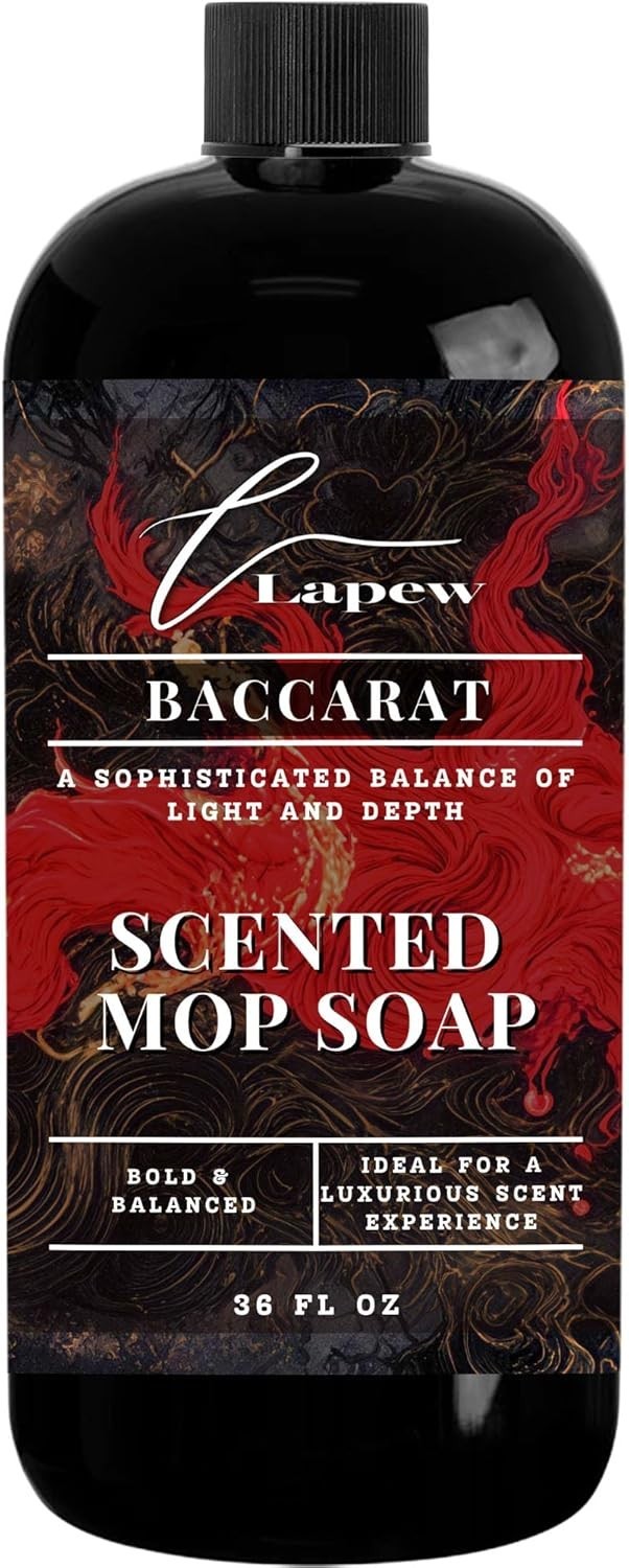 Baccarat Scented Mop Soap – Luxury Floor Cleaner Concentrate for Mopping Tile…