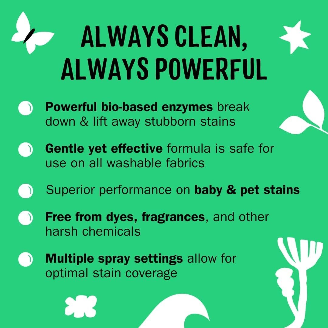Multi-Stain Eliminator Spray – Fragrance Free & Safe for Sensitive Skin 32 Fl Oz