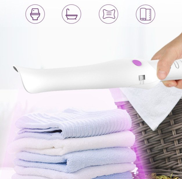 SET OF 2 Sanitation Portable Wand Rechargeable Light Lamp Germ Protection