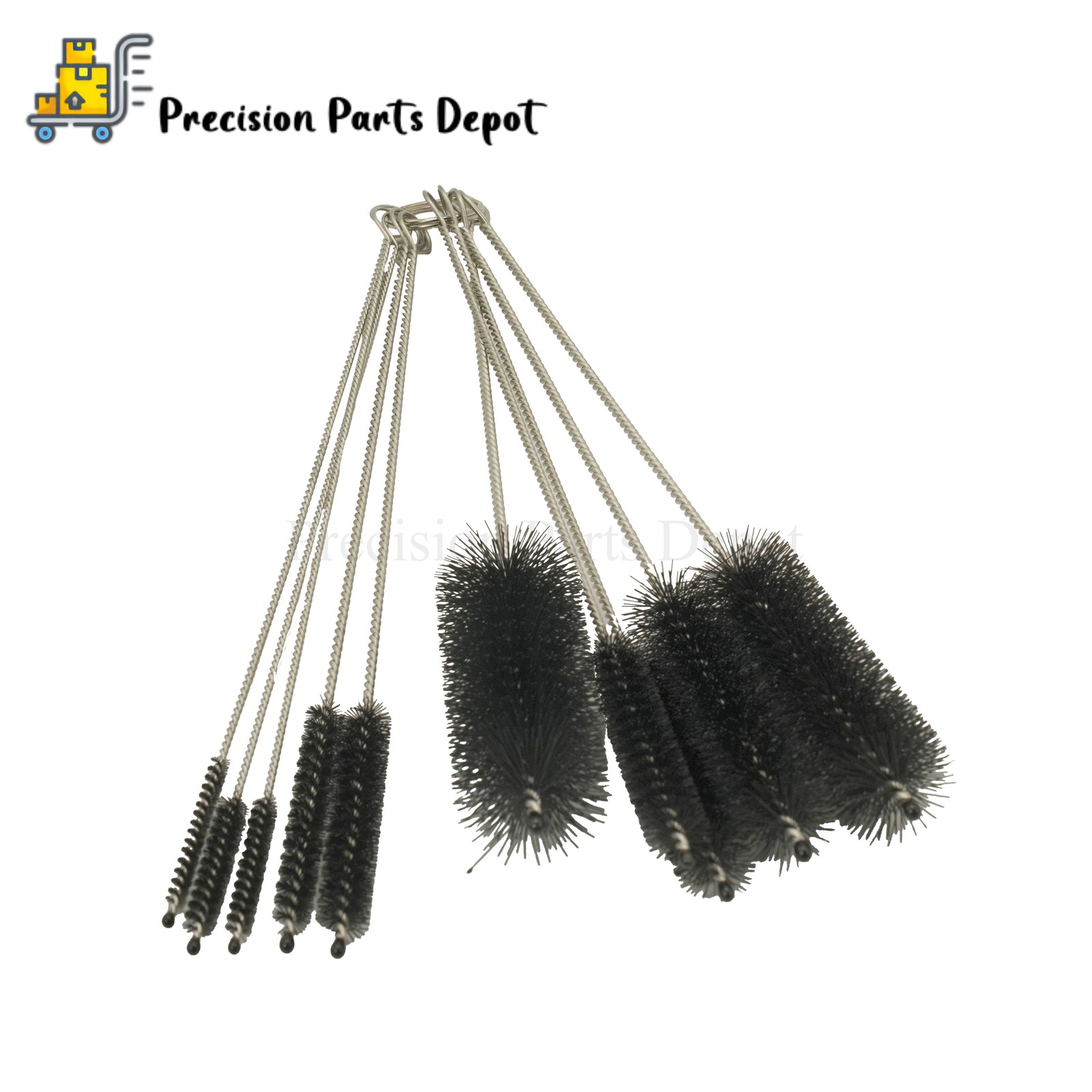 10PCS Set Nylon Straw Brush Cleaner Bottle Tube Pipe Small Long Cleaning US
