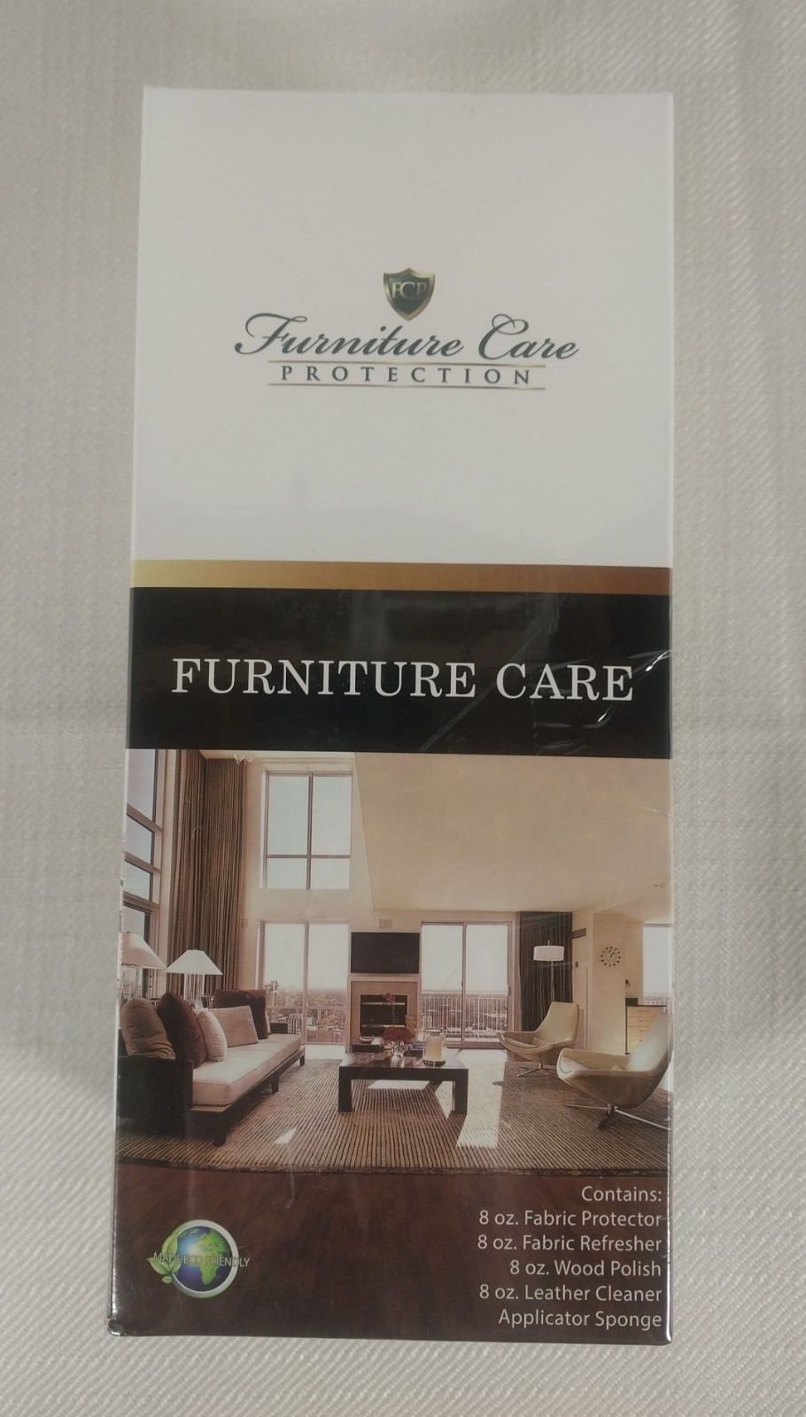 Furniture Care Protection Fabric Refresher/Protector/Leather/Wood Polish Set