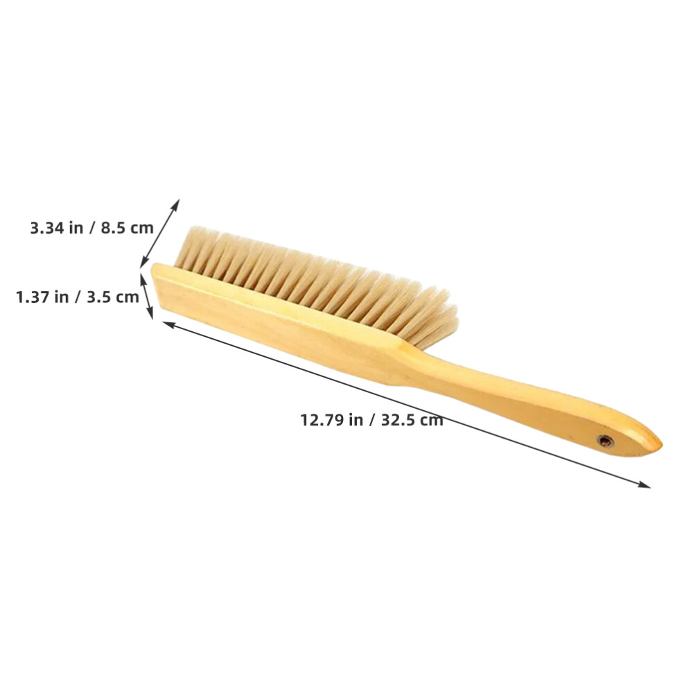 Wooden Bed Brush Woodworking Drafting Soft Dusting Fireplace Cleaning