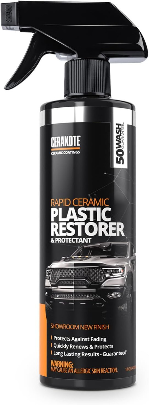 Rapid Ceramic Plastic Restorer and Protectant – 50 Wash Rating – Protects New…