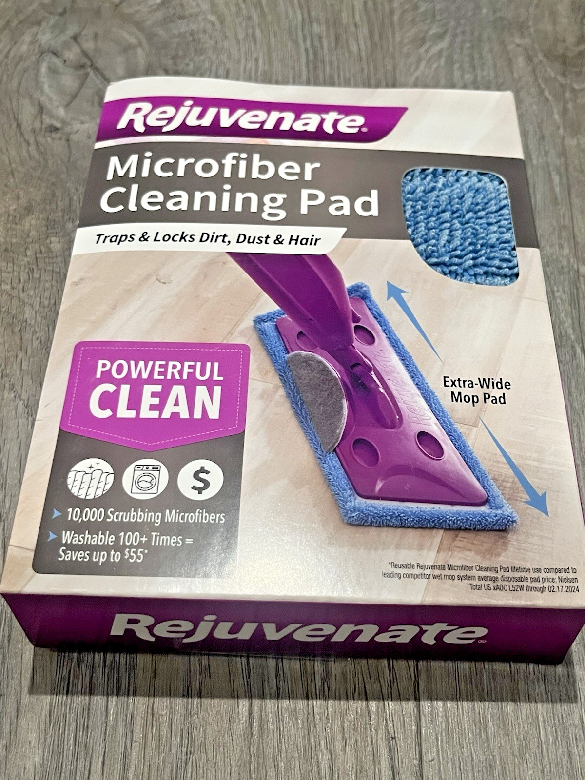 Rejuvenate Professional Wood Floor Restorer 32oz Satin with Microfiber Pad
