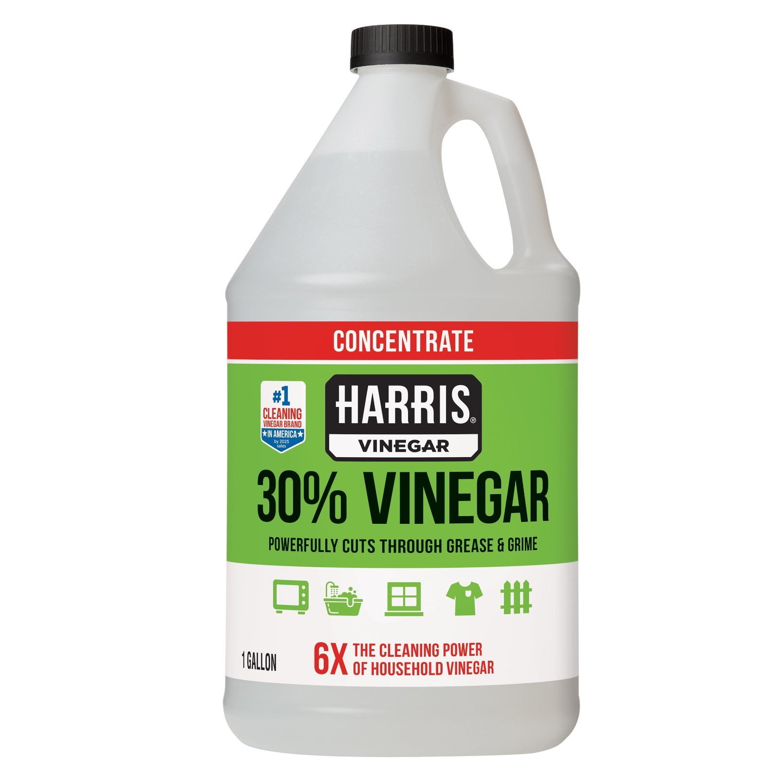 2 Pack Harris 30% Vinegar Concentrate 1 Gallon Industrial Strength All Purpose