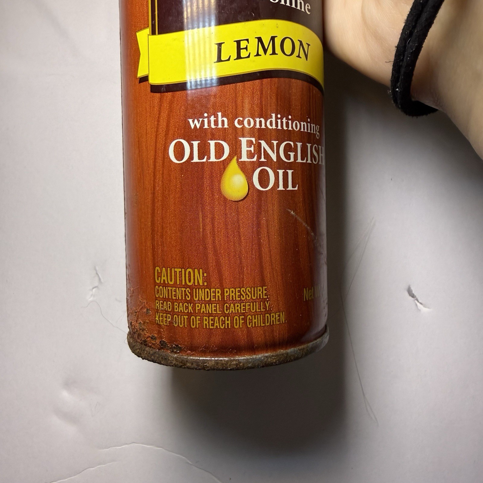 Old English Lemon Furniture Wood Polish Spray 12.5 fl oz Vtg New 1997 NOS