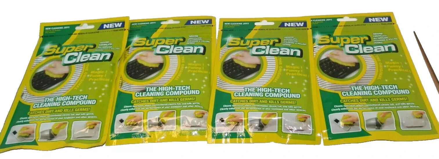 ]4 pk] Super Clean High-Tech Cleaning Compound Keyboard Cleaner