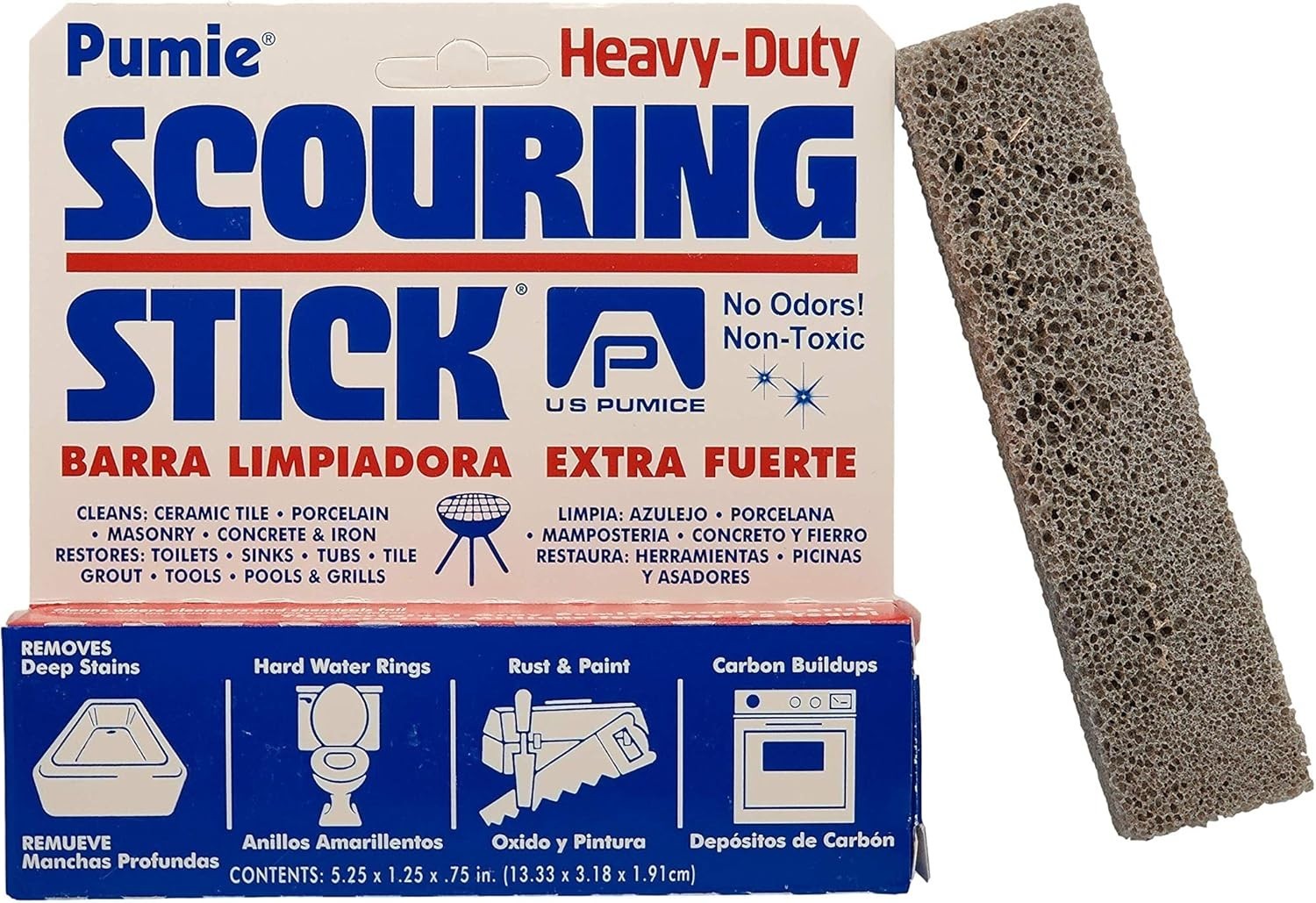 Eco-Friendly 3-Pack Pumice Cleaning Sticks – Safe for Homes with Kids & Pets
