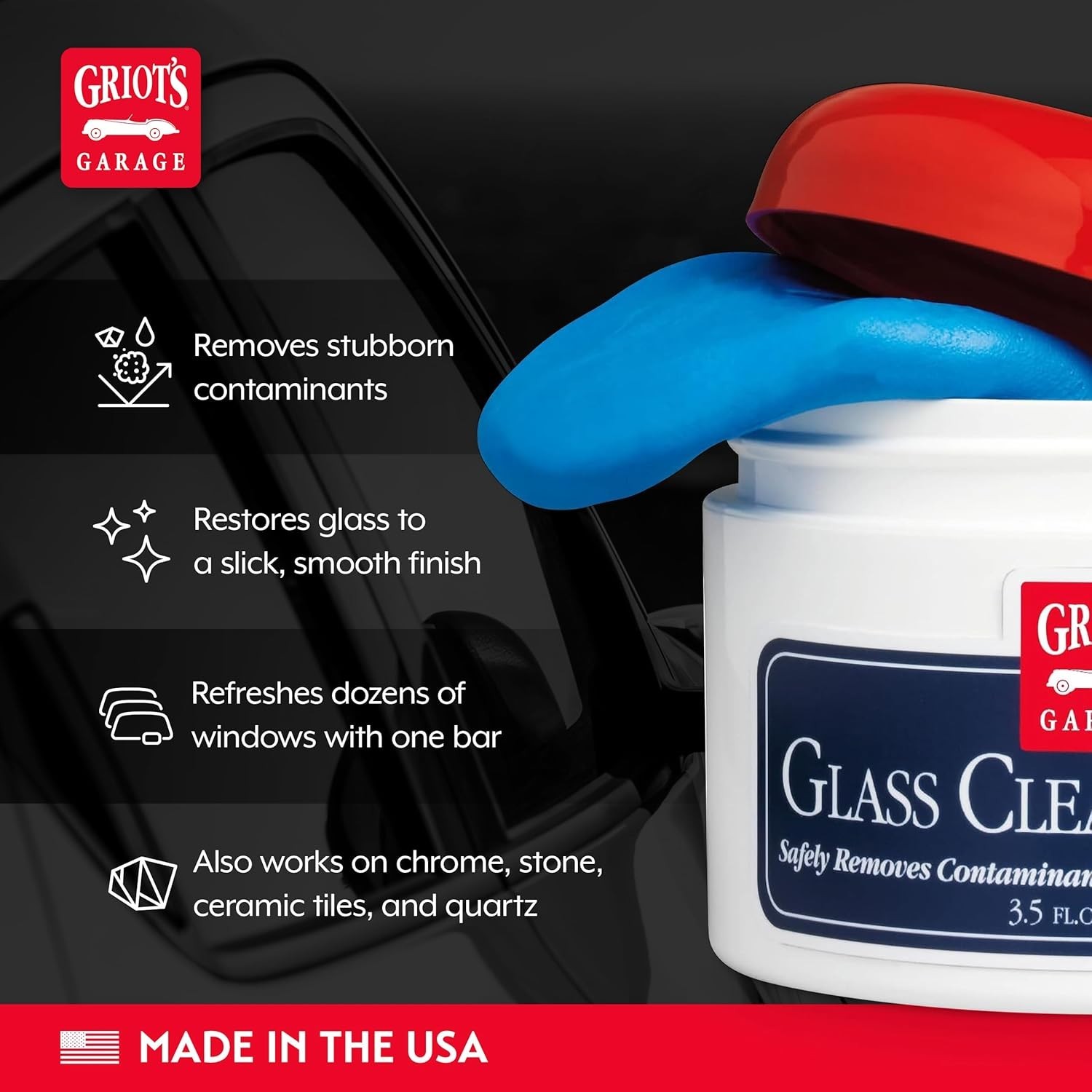 Versatile 3.5oz Glass Cleaner Clay – Reusable, Safe & Efficient for All Surfaces