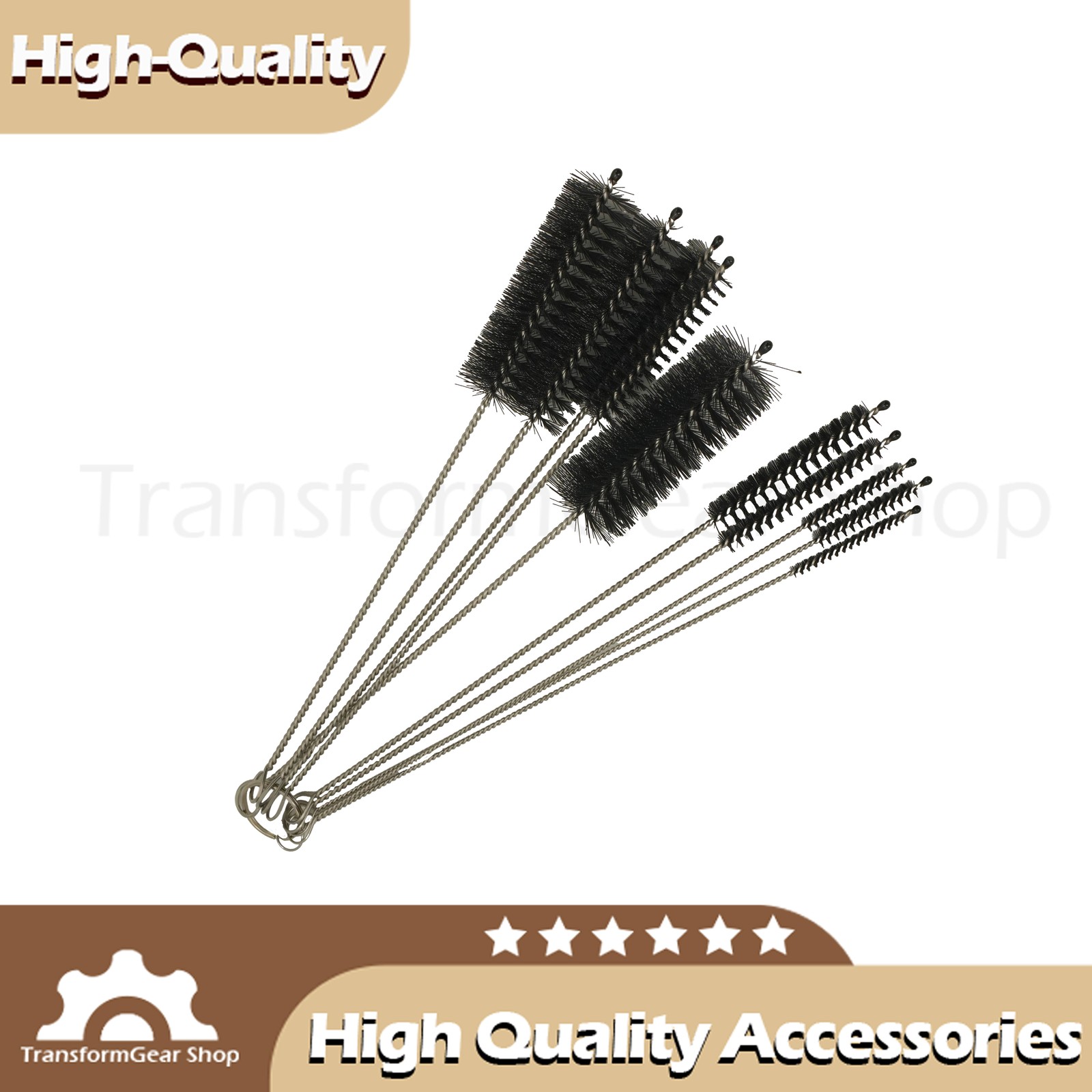 10PCS Set Nylon Small Long Cleaning StrawBrush Cleaner Bottle Tube Pipe US