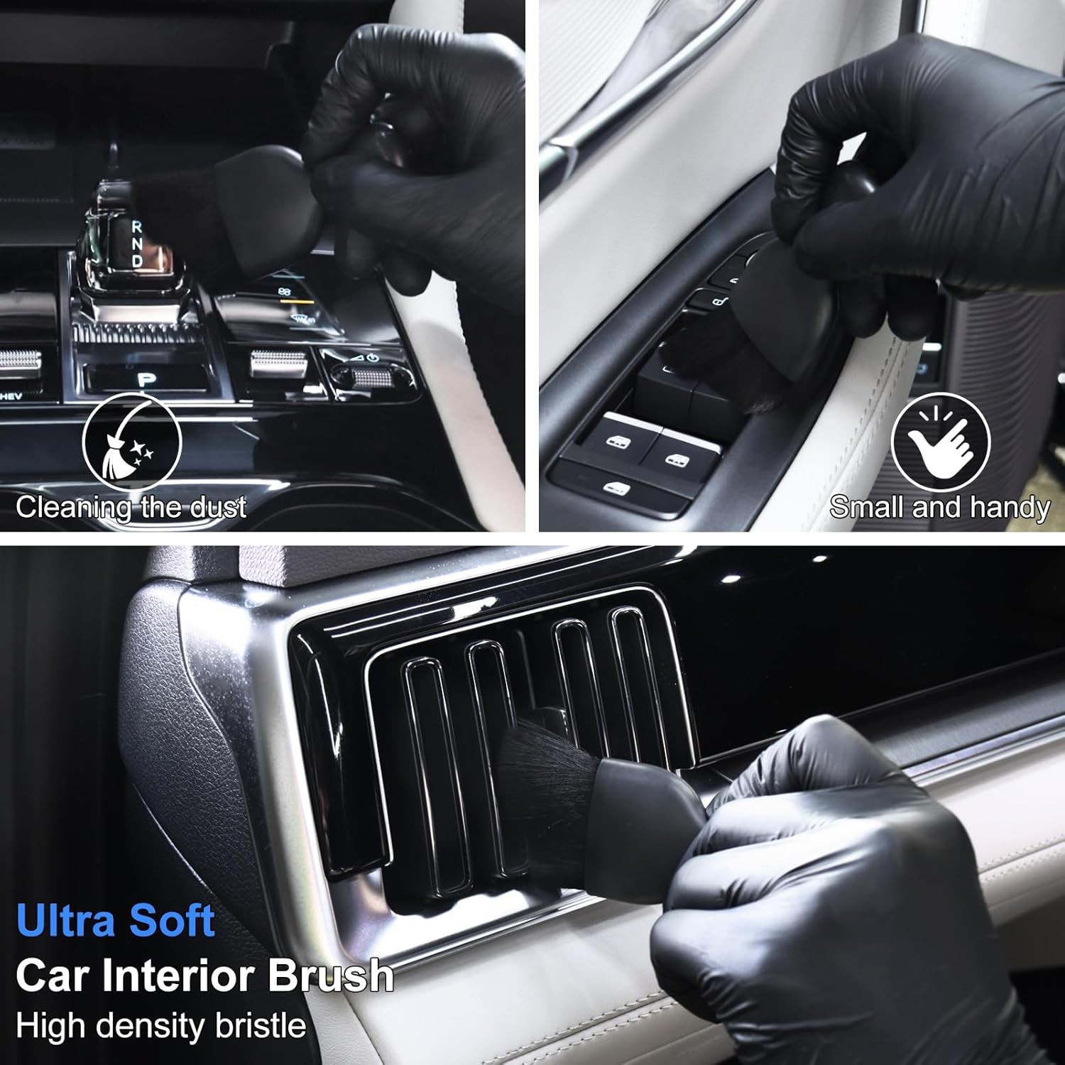 Car Detailing Cleaning Kit Cleaner, Brushes, Duster, Cleaning Gel, Cloth,
