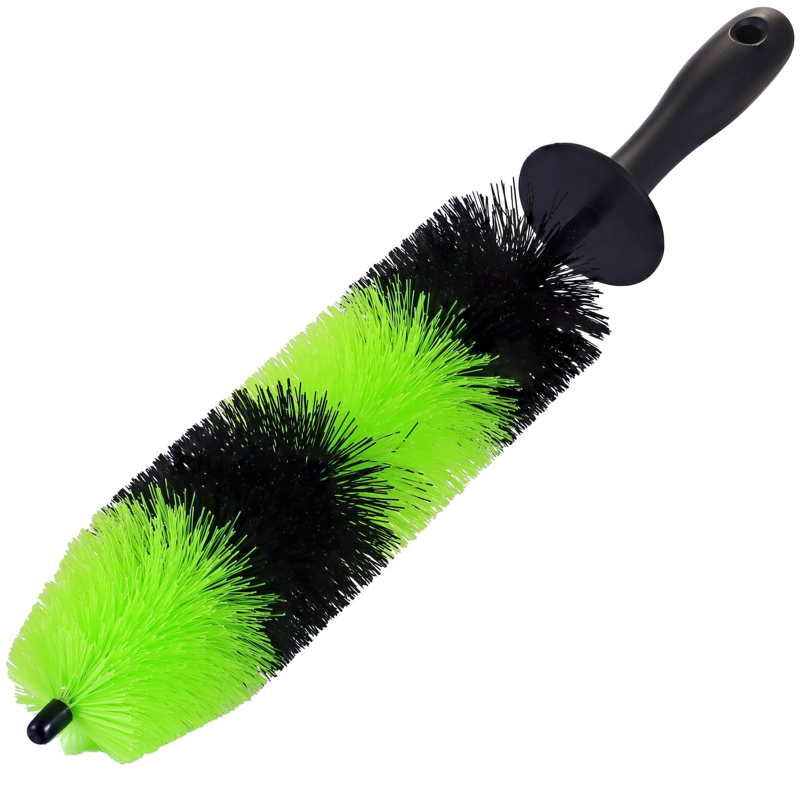 Wheel & Tire Brush Long Soft Bristles for Rims Wheel Wells Exhaust Tips Green