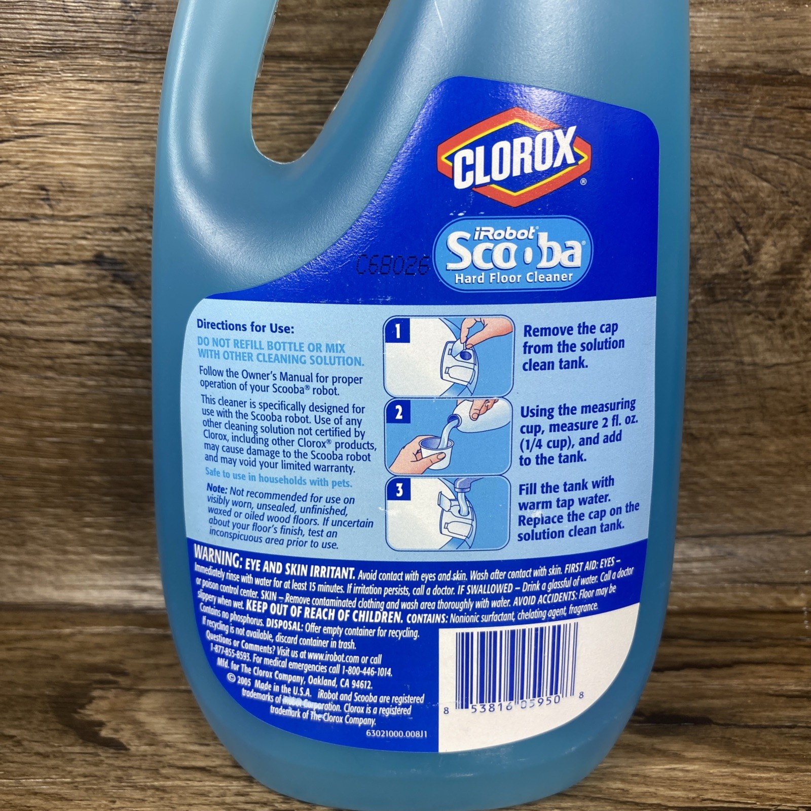 Clorox iRobot Scooba Hard Floor Cleaner Hardwood Cleaning 32 Oz Sealed