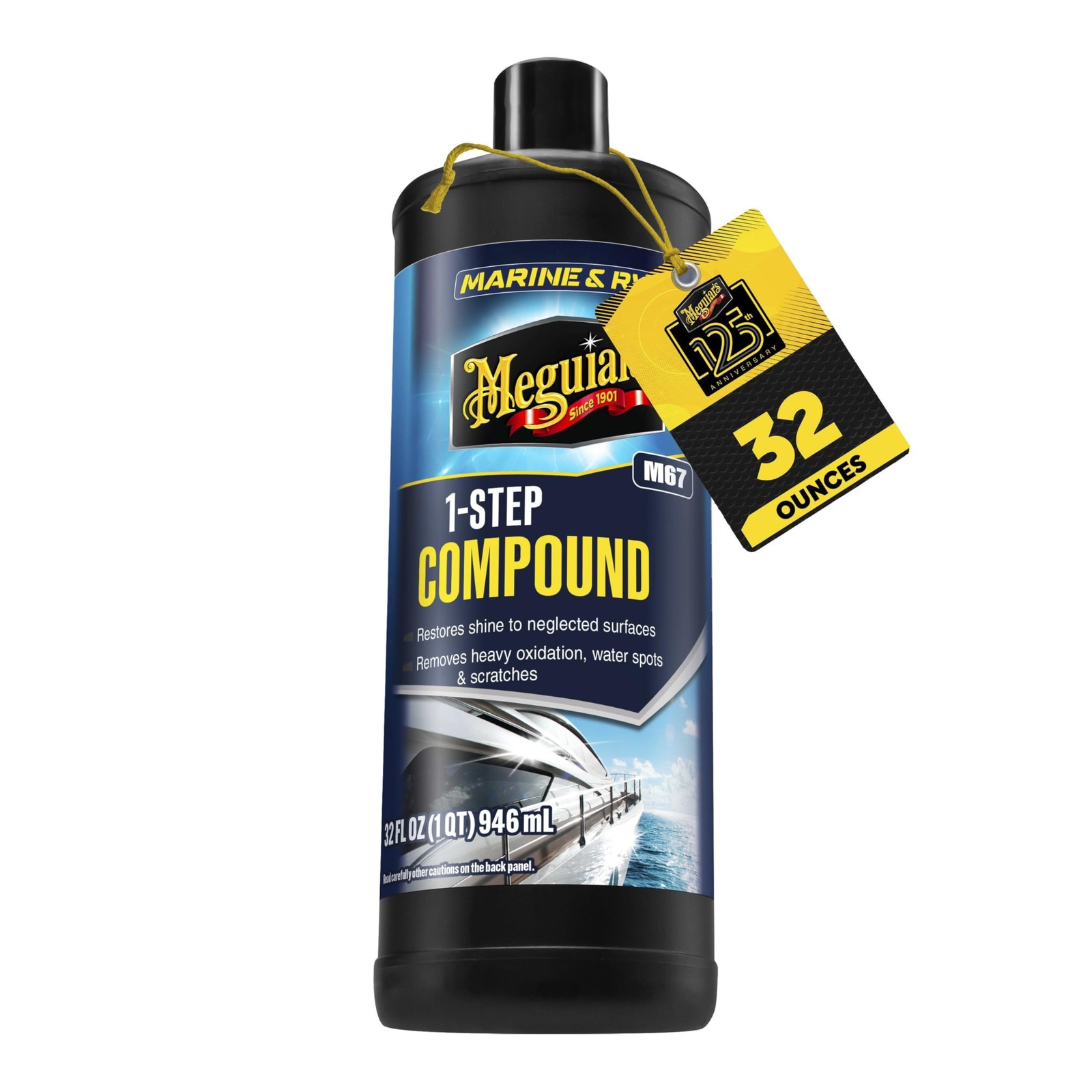 Meguiar’S Meguiars M6732 Marine/Rv One Step Compound Remove Oxidation Stains