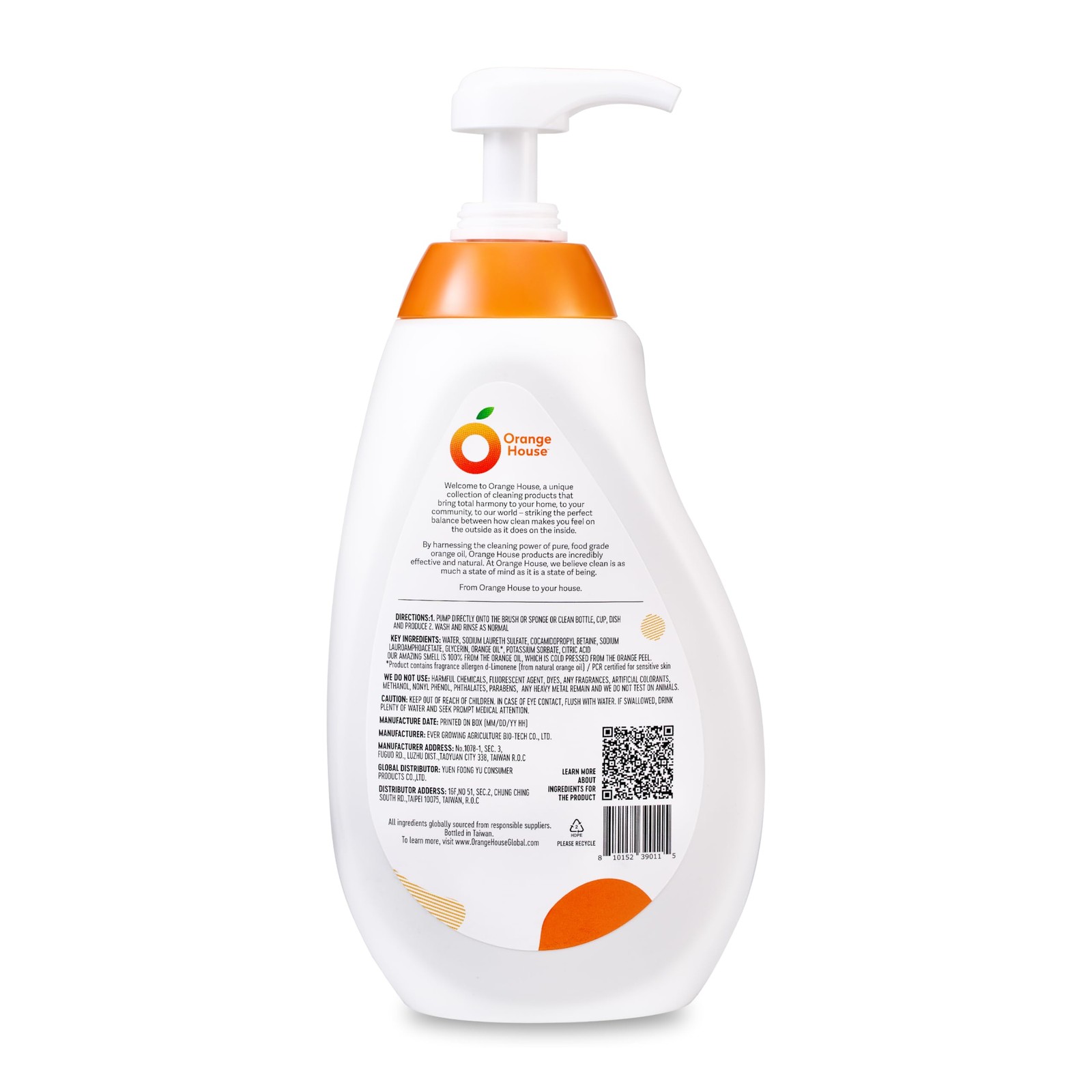 3 in 1 Plant Based Dish Soap, Non Harmful Ingredients Veggie Wash, Orange Oil…