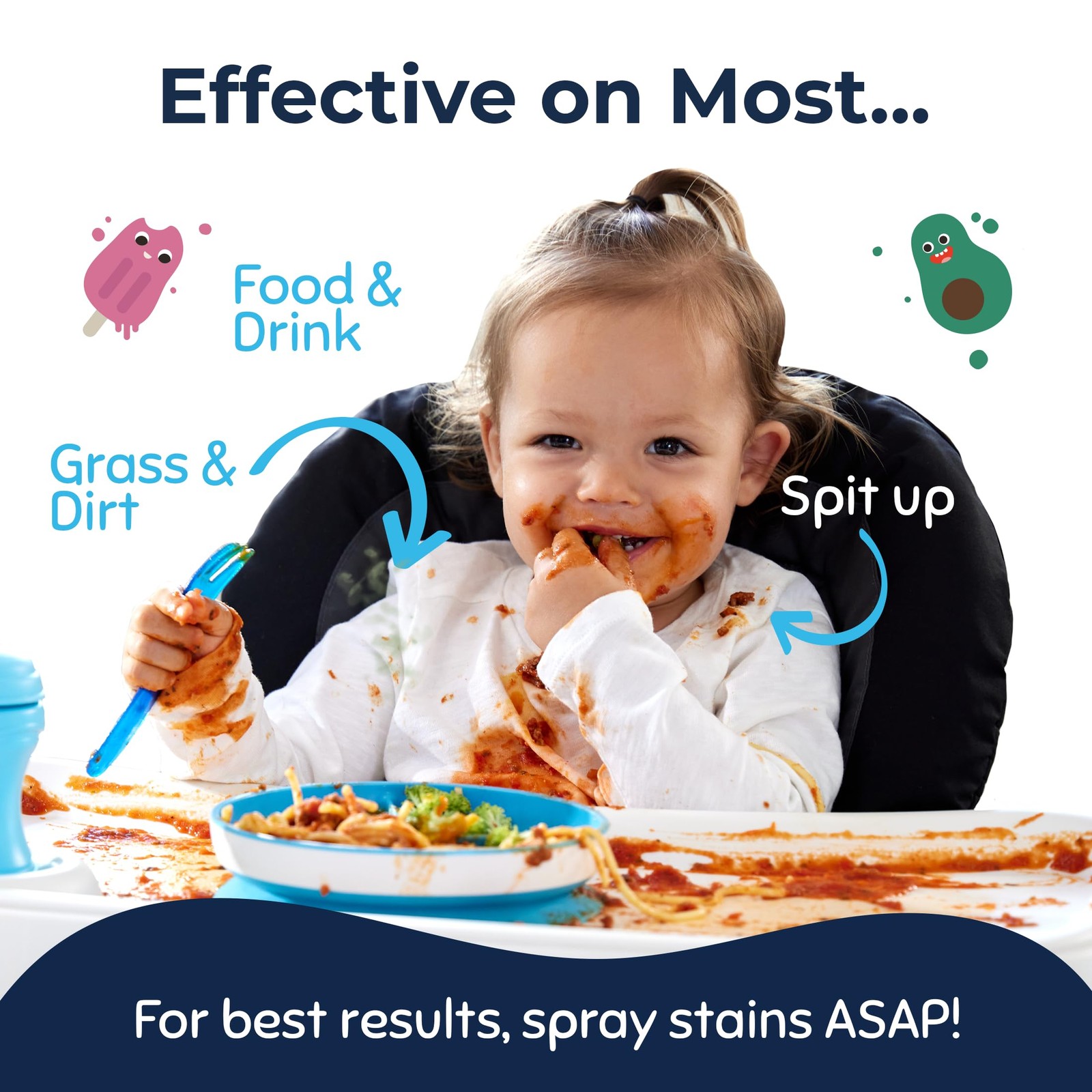 Miss Mouth s Messy Eater Stain Treater Spray 16oz Stain Remover Newborn & Baby