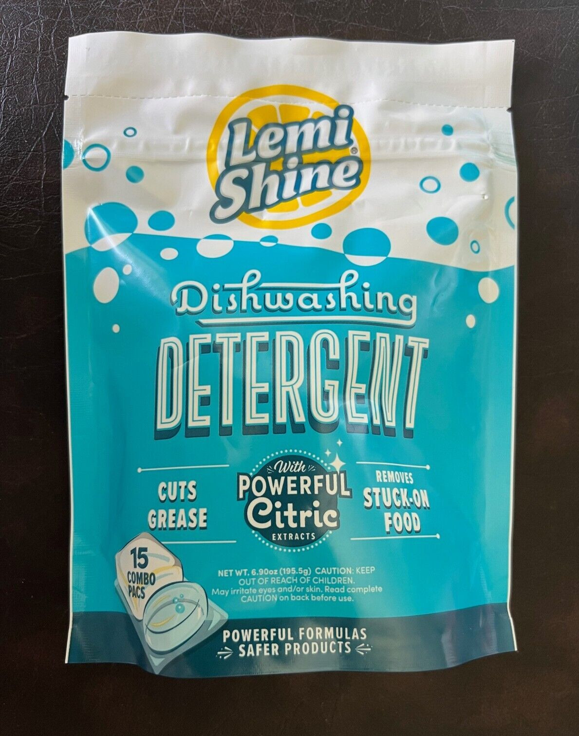 Lemi Shine Dishwasher Dishwashing Detergent 15 Combo Pacs Sealed, FREE SHIPPING!