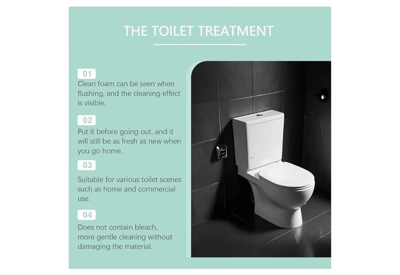 Lot Of 2 Jue Fish The Toilet Treatment That Lasts Forever / Prevent Water Stains
