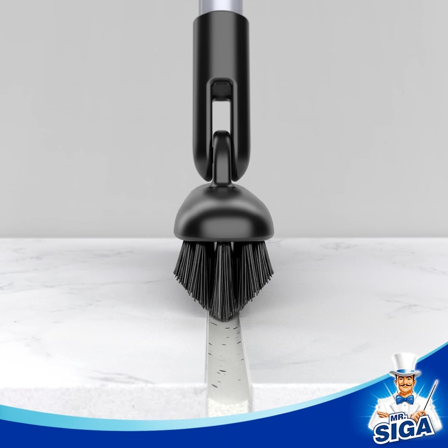 Grout Scrub Brush Long Handle Stiff Bristles Shower Tile Floor Cleaner