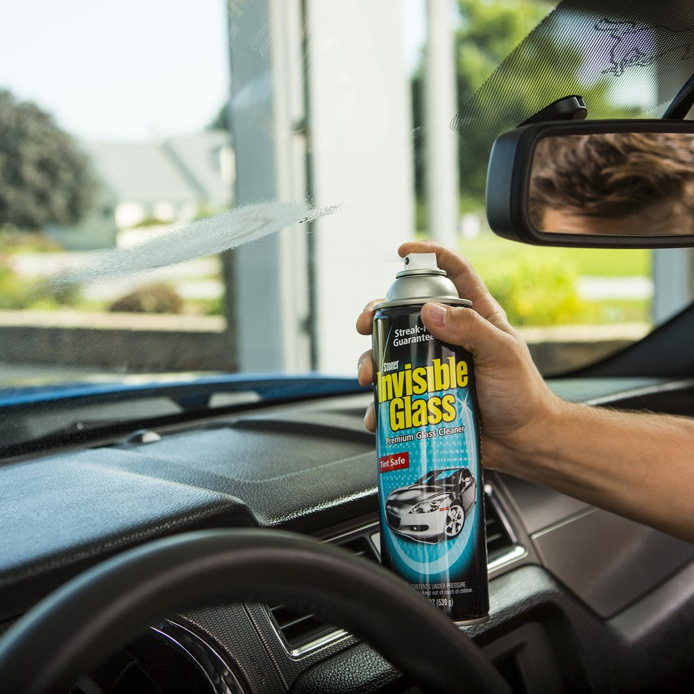 Automotive Glass Cleaner Invisible Glass Vehicle Care Cleaning Product 19 Oz