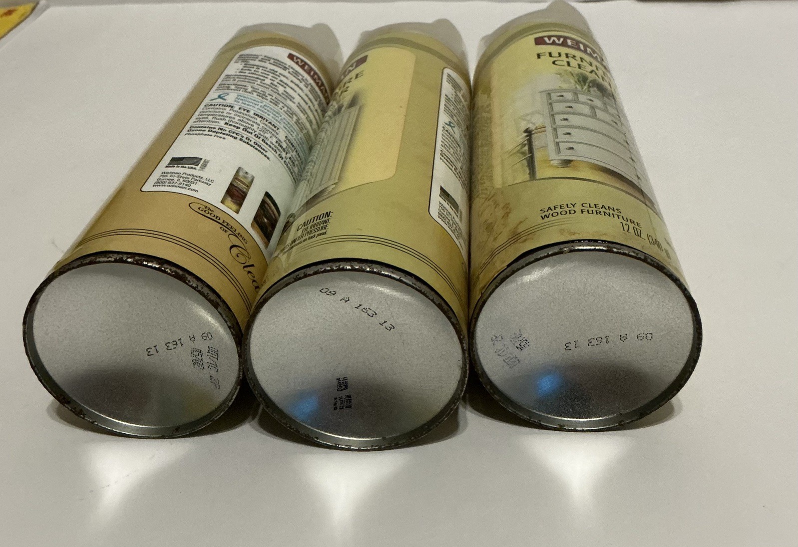 3 x Weiman Furniture Cleaner Spray 12 oz Size Brand New DISCONTINUED