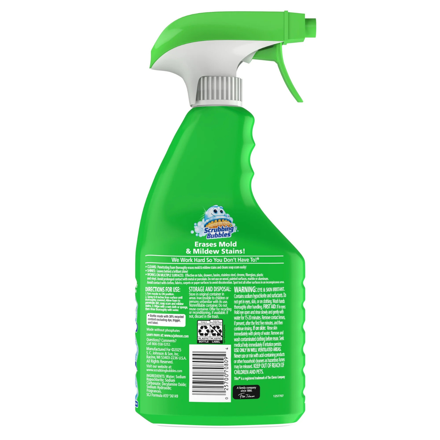 8pk Scrubbing Bubbles 32 Fluid ounce(s) Fresh Foam Multipurpose Bathroom Cleaner