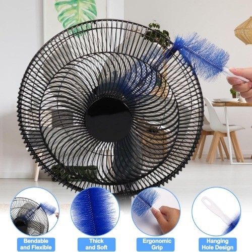 Fan Cleaning Brush Tools Set, 6 Pcs Cleaner for Stand up Fan Color: Multicolor