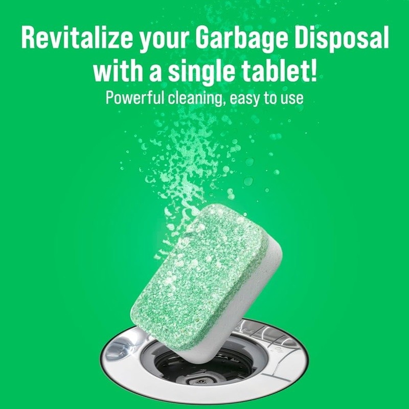 Garbage Disposal Cleaner Tablets Deep Clean Odor Eliminator Sink Freshener New