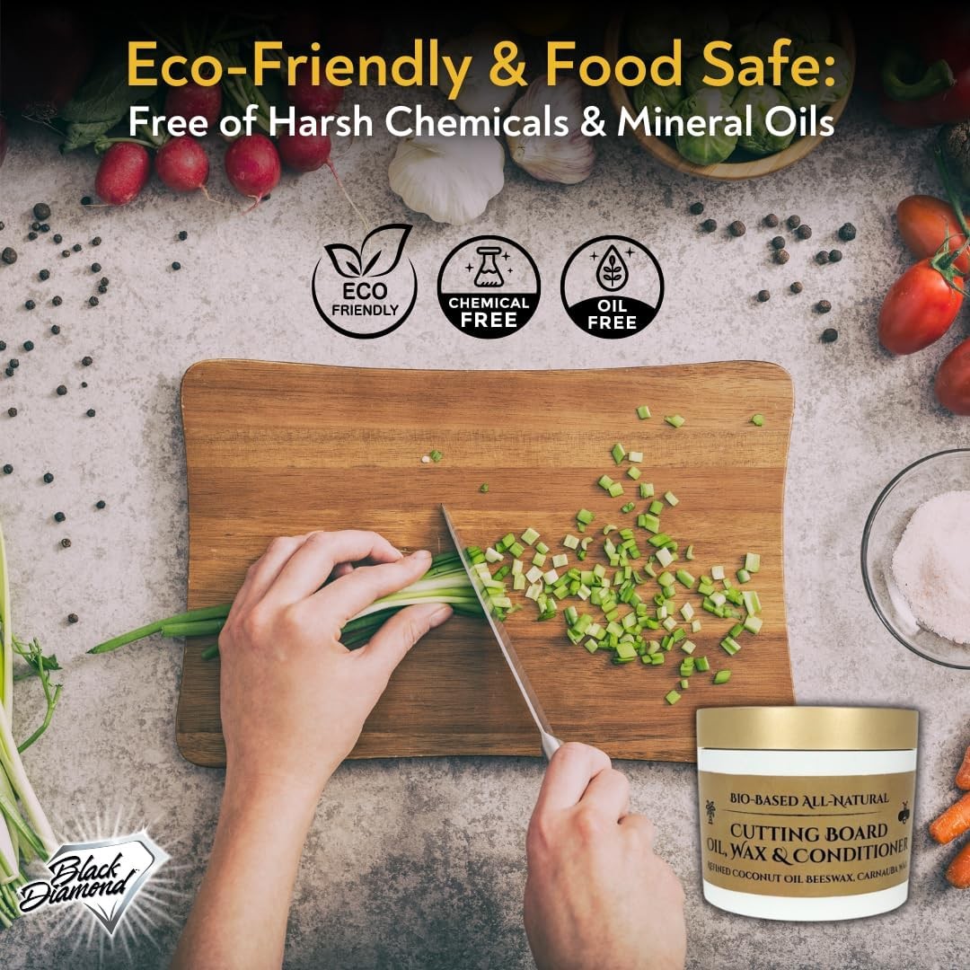 Wood Cutting Board Oil, Wax, and Conditioner. A Food-Grade Mineral Oil Altern…