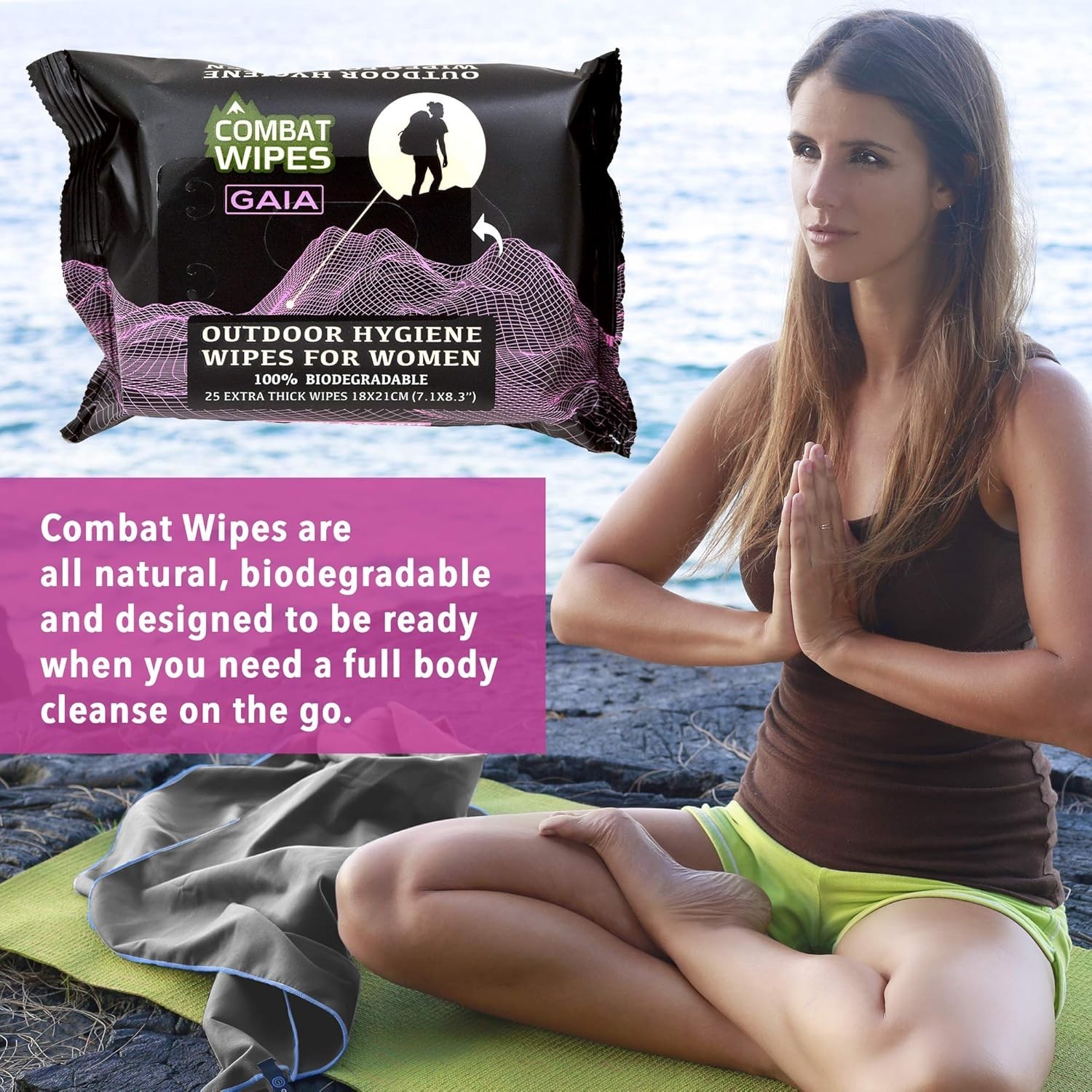 – Feminine Hygiene Outdoor Wet Wipes – Extra Thick, Ultralight, Biodegradable…