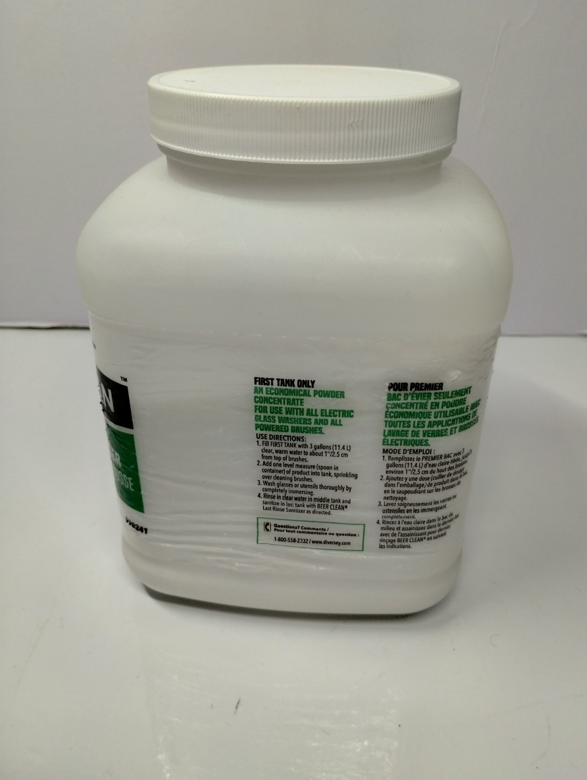 Beer Clean Powdered Detergent for Professional Glass Cleaning 3.5 Lb