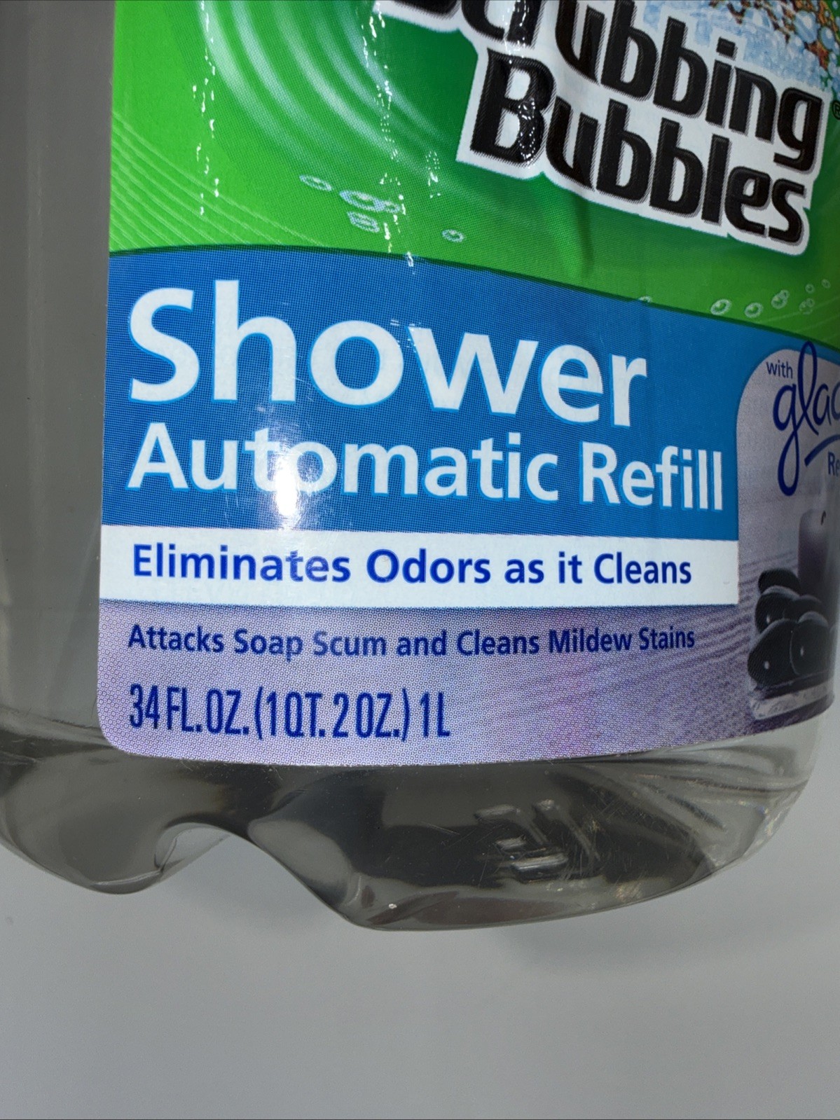 Scrubbing Bubbles Automatic Shower Cleaner Refill 34oz Glade Refreshing Spa New