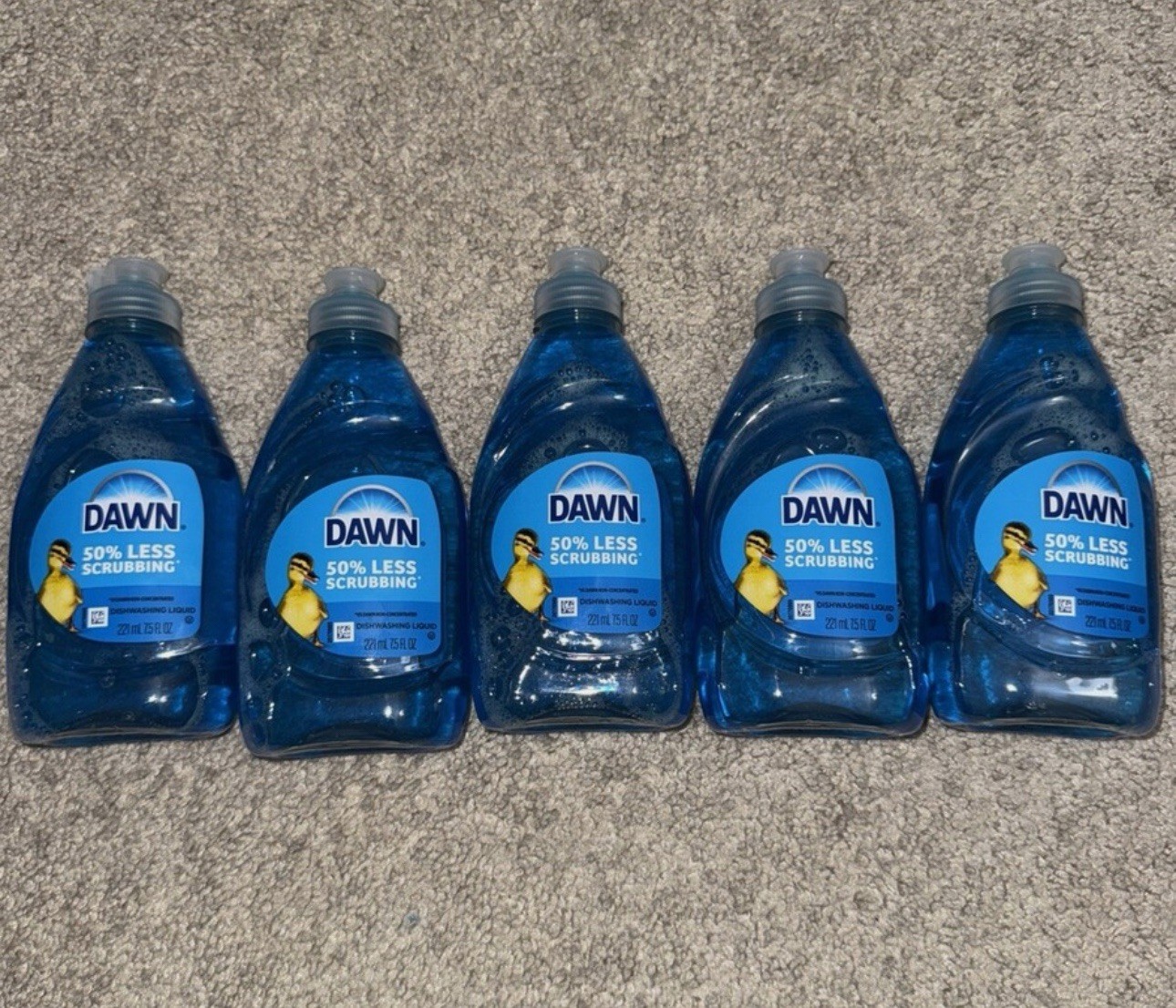 5 PACKS Dawn Ultra Dish Soap Dishwashing Liquid Original 7.5 fl oz