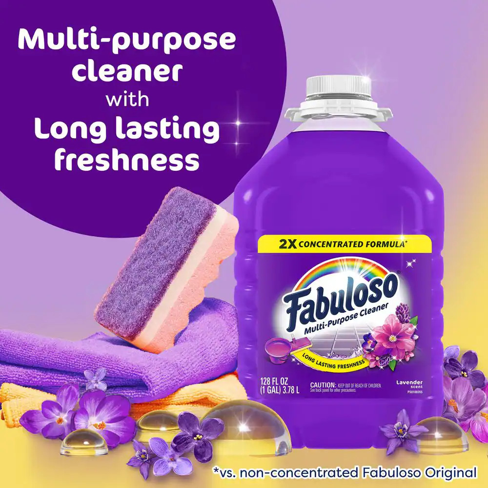 128 Oz. Lavender 2X Concentrated All Purpose Cleaner and Floor Cleaner (2-Pack)