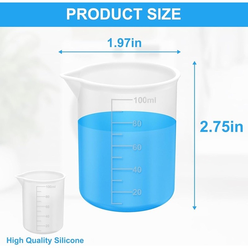 Silicone Detergent Measuring Cup Laundry Tool 3.4oz Multi Temperature Resistant