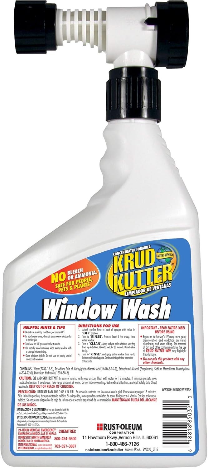 Krud Kutter WW32H4 Window Wash, 32 oz