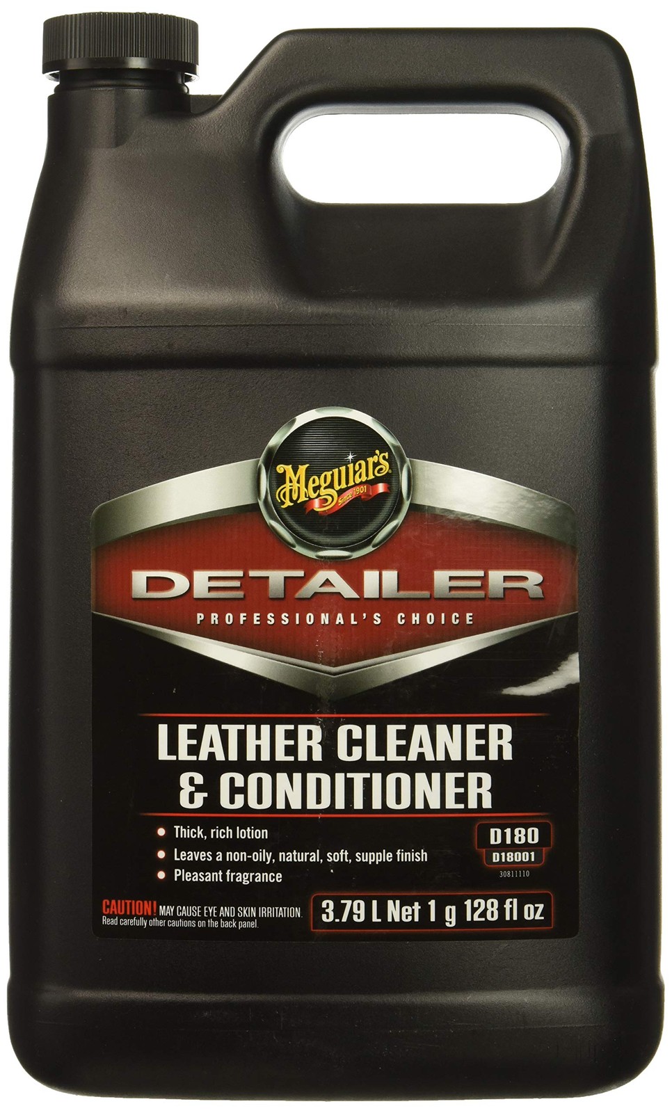 Meguiar’s Leather Cleaner 128 Oz Auto Accessory Carpet And Upholstery Care