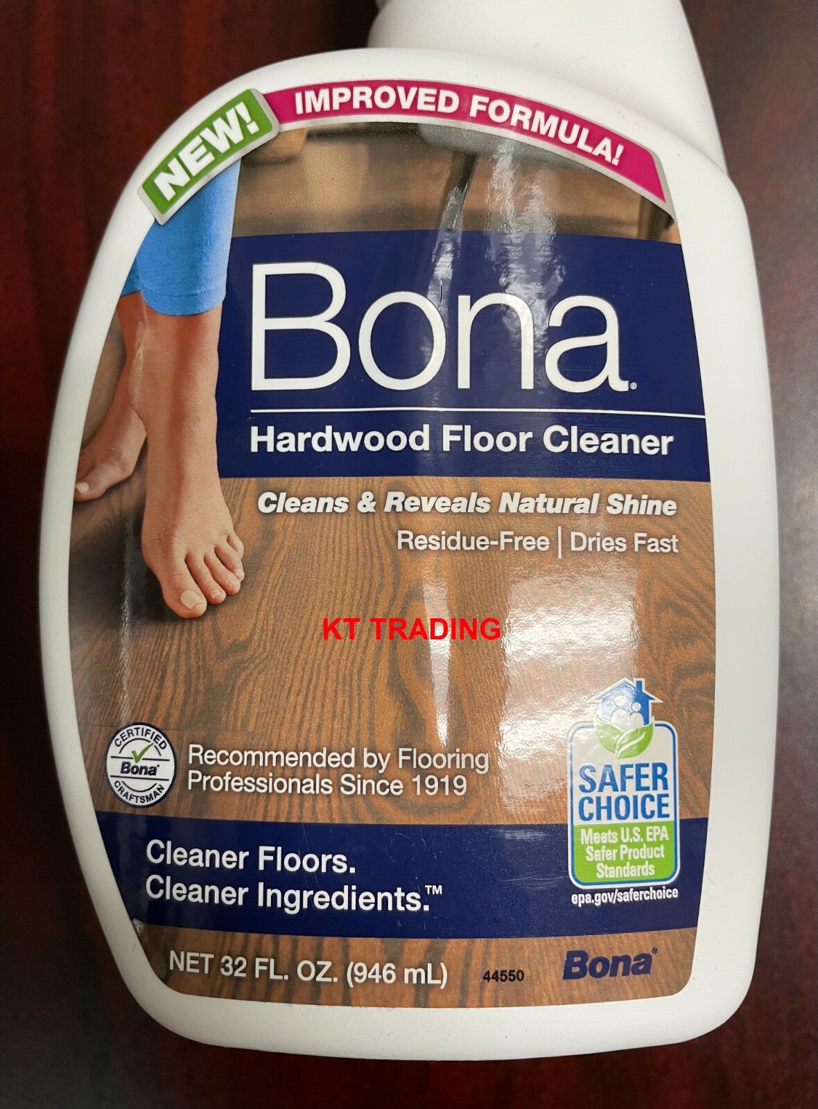 BONA ~ HARD WOOD FLOOR Biodegradable Gentle CLEANER Clean Reveal Natural Shine