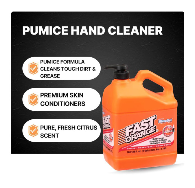 Permatex Fast Orange Pumice Hand Cleaner, 1 Gal