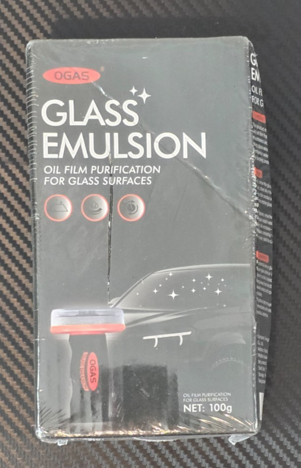 OGAS Glass Emulsion Cleaner Oil Film Remover Guard Car Windshield Polish 100g