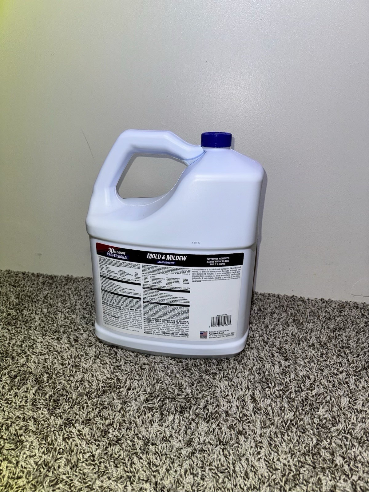 30 Seconds Mold & Mildew Stain Remover Liquid, Outdoor, 2.5 Gal, No Scrub