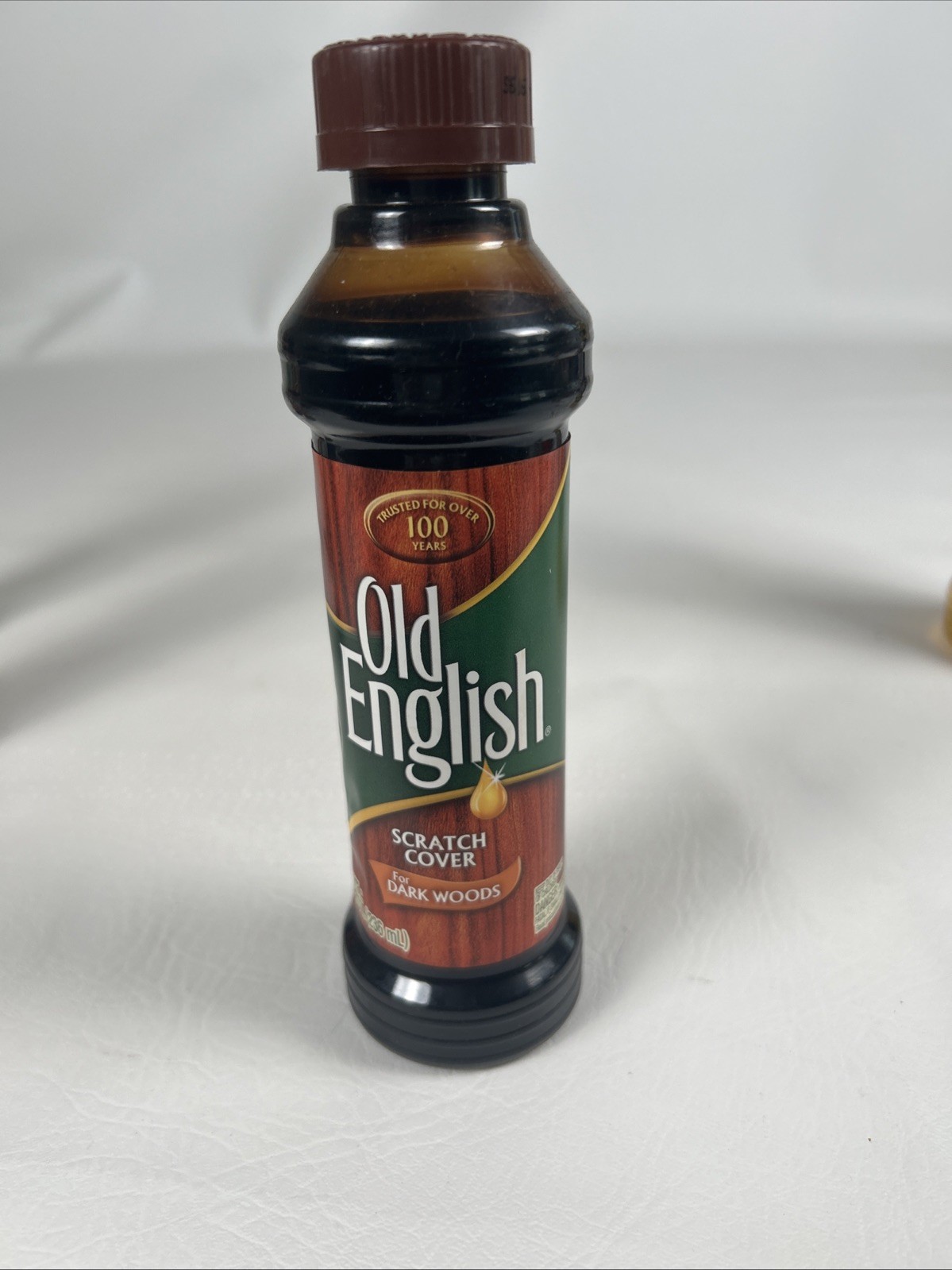 Old English Scratch Cover for Dark Woods, 8oz Bottle, Wood Polish