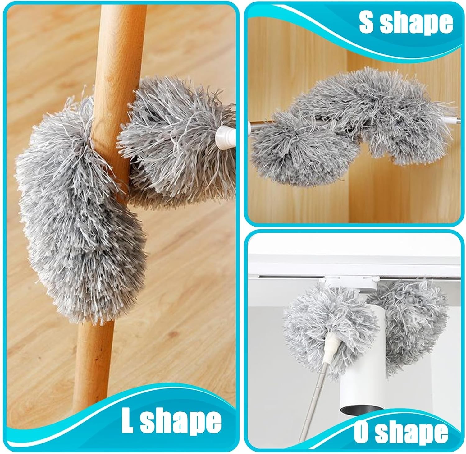 Versatile 110-Inch Feather Duster – Perfect for Cleaning Fans, Blinds & Ceilings