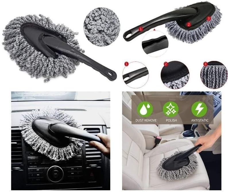 Lightweight Machine Washable Car Duster – Lasting Quality in Eco-Friendly Gray