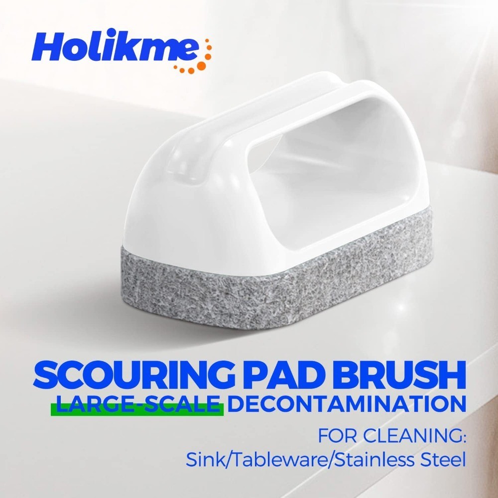7 Pack Deep Cleaning Scrub Brush Set with Scraper for Pool Bathroom Tile Grout