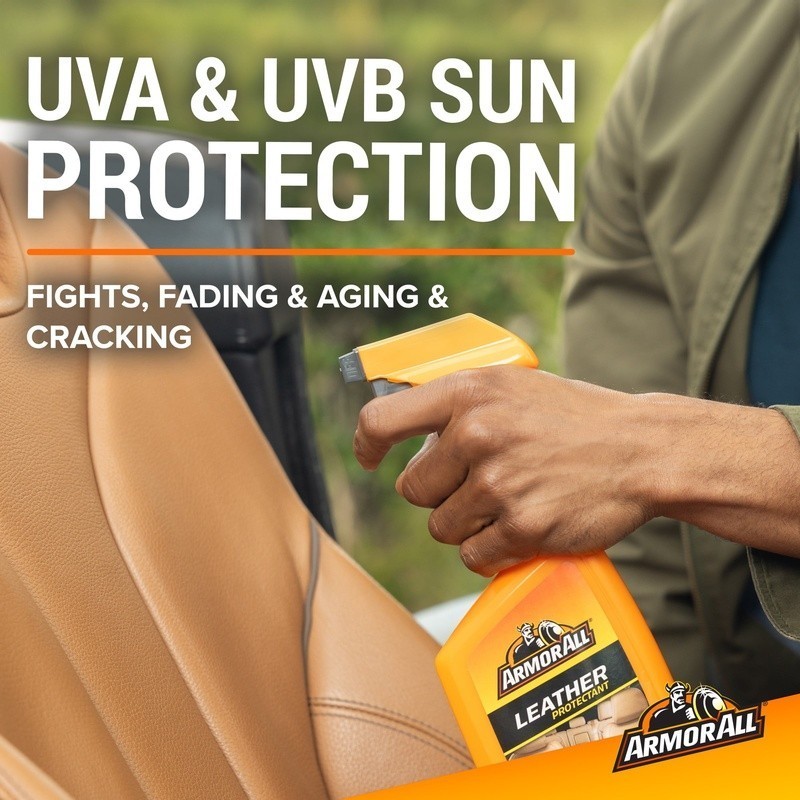 Leather Cleaner Protectant Spray Car Seats UV Protection Automotive Care 16oz US