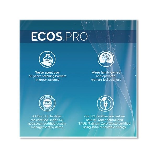 Ecos Pro Pl9746/04 Kitchen And Bathroom Cleaner, Gray, 1 Gal