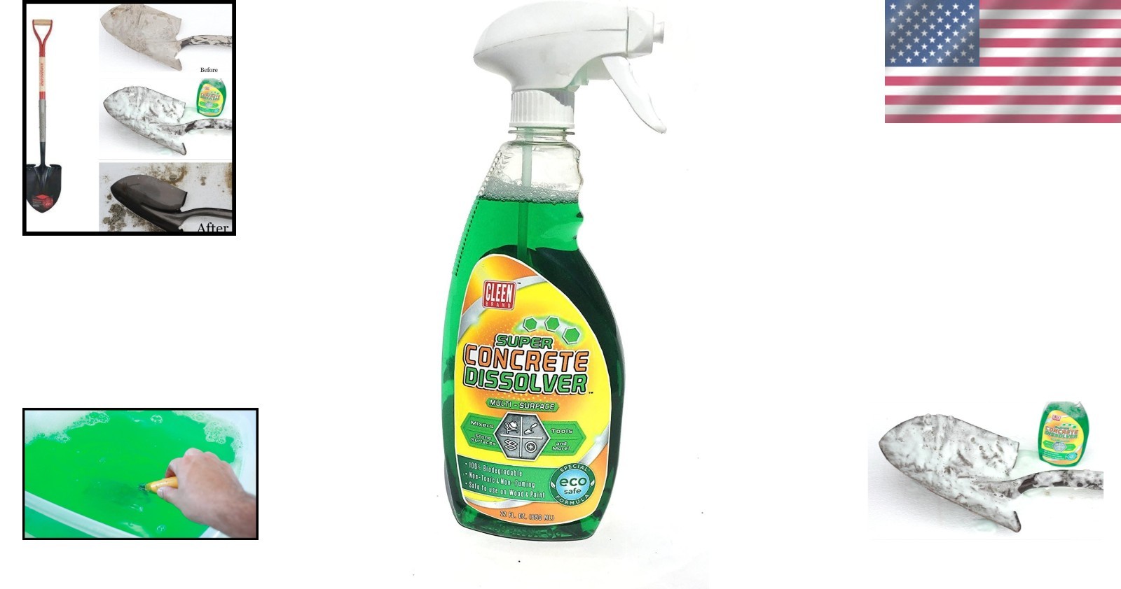 Concrete Dissolver Spray – 22oz Eco-Friendly Formula